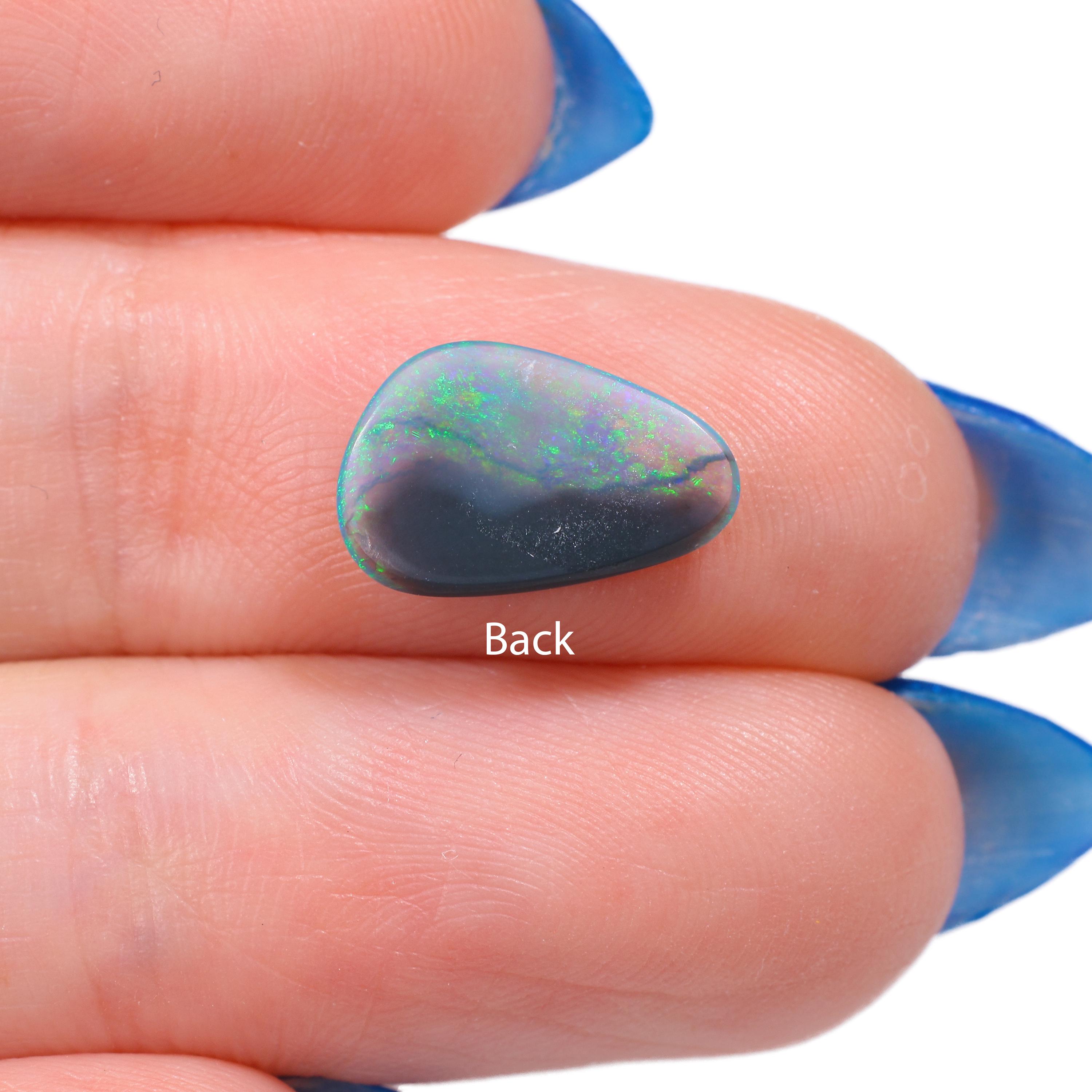 オーストラリア産ブラックオパールペンダント 1.08カラット