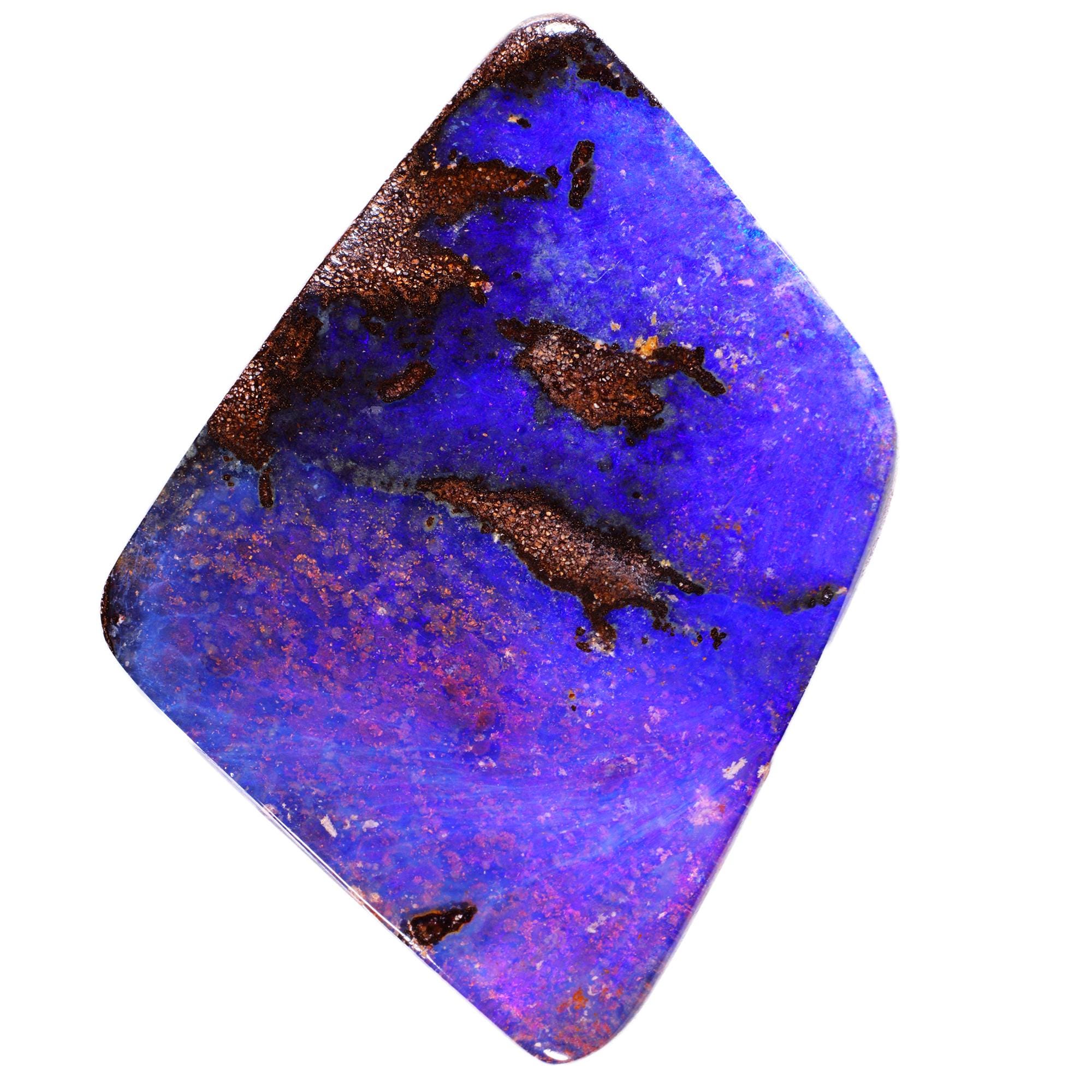 ボルダーオパール ルースジェムストーン ブルーパープル 22.44ct