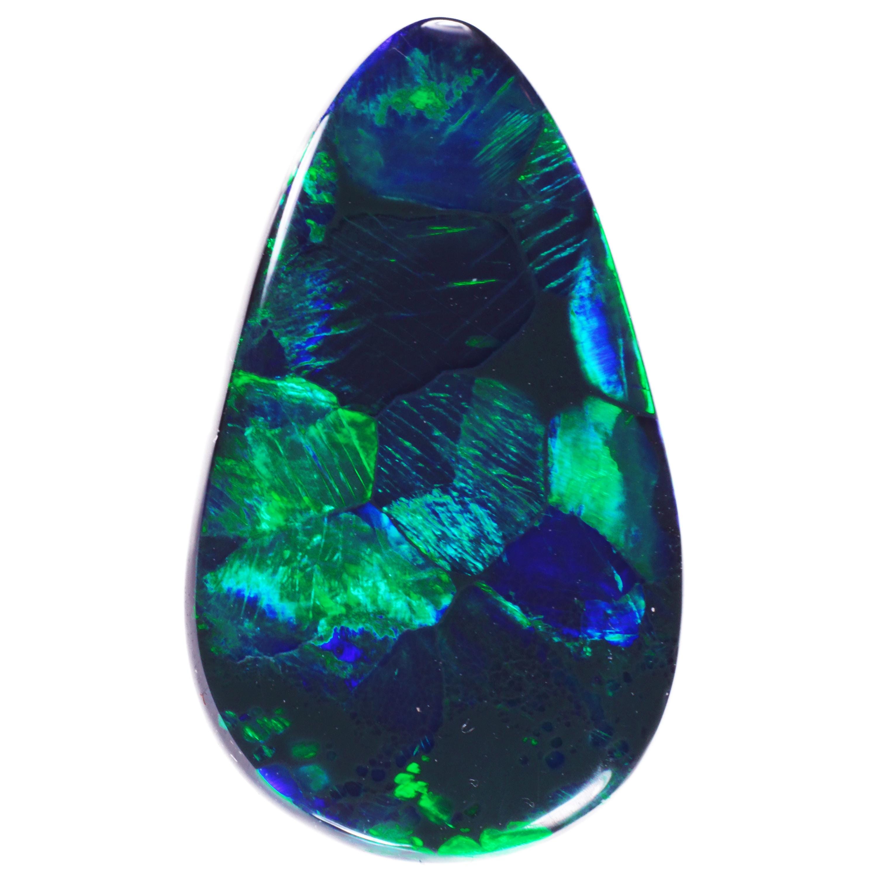 100円～】天然ブラックオパール ルース 2.78ct 天然 標高4000m 世界 