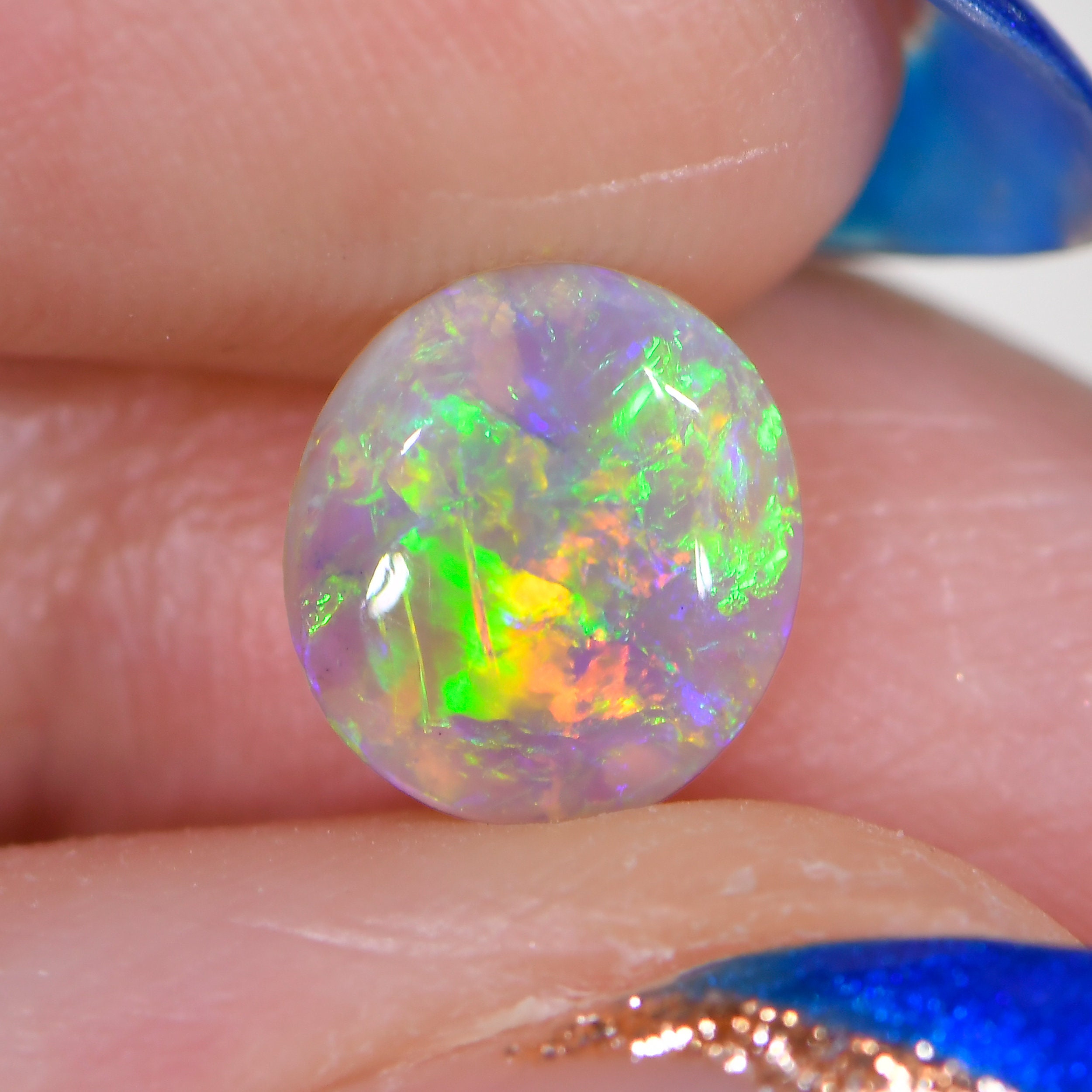 Opale Brute Lightning Ridge 5,8ct – Cristal Arc-en-ciel D'Australie