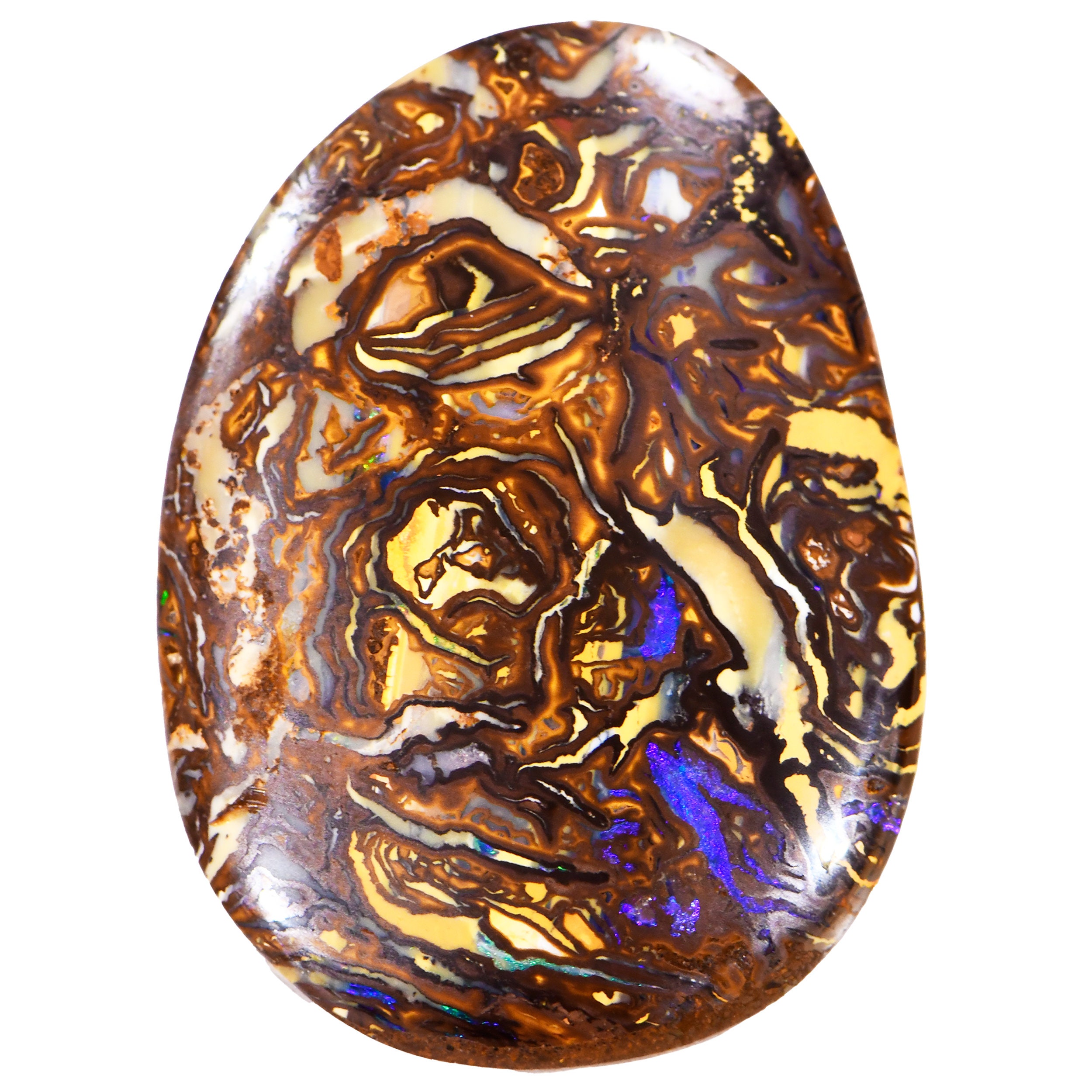 ボルダーオパール ルースジェムストーン 39.17ct 両面 - Etsy 日本
