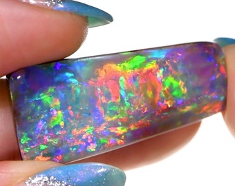 Absolute Gem Neon Rainbow Australian Boulder Opal 23.5 ct