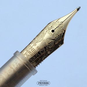 14K Gold - PENBBS Model 353 Nib Charm - No.15 Calligraphy