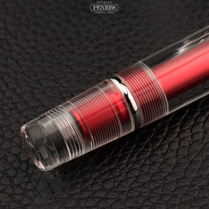 PENBBS 495 piston filler fountain pen - 16 Clear Glass - RM