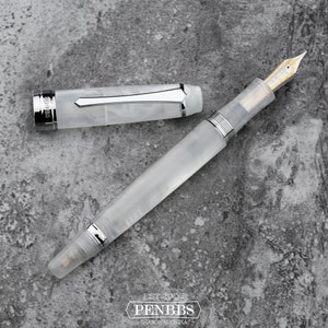 Pluma estilográfica PENBBS 456 de carga por vacío - 105 Brume (plumín F bicolor nº 1)