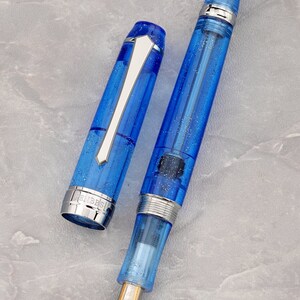 PENBBS 456 Pluma fuente de llenado al vacío - 111 Noche de invierno (#1 de punta F de color doble)