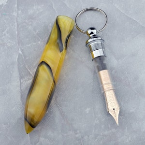 14K Gold - PENBBS Model 353 Nib Charm - 4 Chrysophoron No.4 Calligraphy