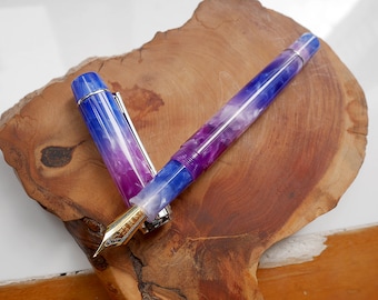 PENBBS 355 Improved version - Acrylic Fountain Pen - 38 Silence F (duo-coloured #2)