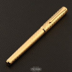 PENBBS 499 Gold-plated Brass Fountain Pen - 128 Zig Zag F
