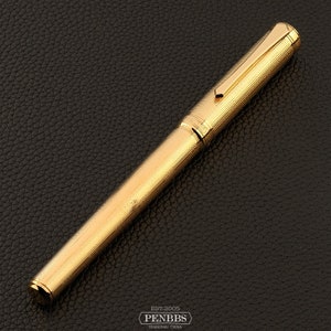 PENBBS 499 Gold-plated Brass Fountain Pen - 131 Damier Barleycom F