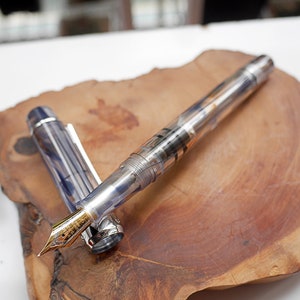 PENBBS 355 Improved version - Acrylic Fountain Pen - 73 Cordierite F (duo-coloured #2)