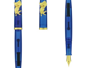 PENBBS 498 Acrylic Fountain Pen - Infinite F (golden)
