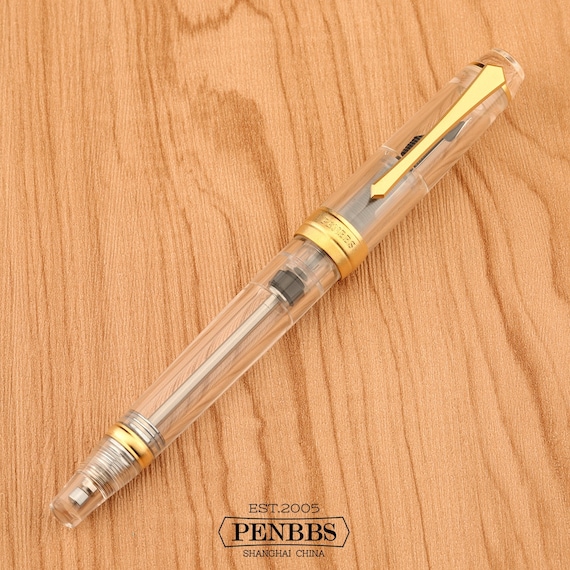 PENBBS 456 真空充填式万年筆 - 16 クリアガラス (マット