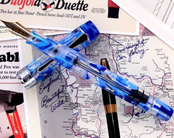 PENBBS 355 Verbesserte Ausführung - Acryl Füllfederhalter - 79 Misty Mountains F (duofarbene #2)