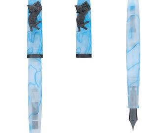PENBBS 498 Acrylic Fountain Pen - Summer F (black)