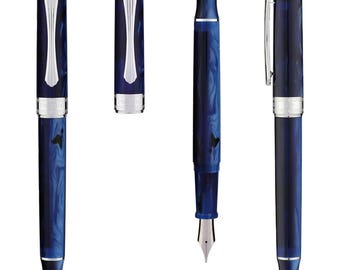 PENBBS 470 vacumatic filling Fountain Pen - 52 Galaxy RM - silver