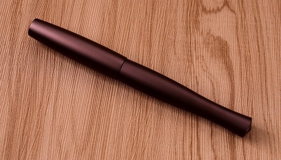 PENBBS 323 Aluminium Alloy Fountain Pen Fine \ Medium Nib Lilac Steel Metal Pen