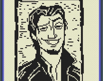 Tangled Inspired - Flynn Rider Wanted Posters Cross Stitch Pattern