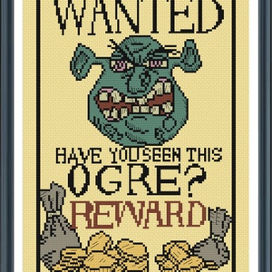 Shrek Wanted Poster image 1