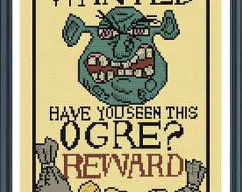 Shrek – Wanted Poster