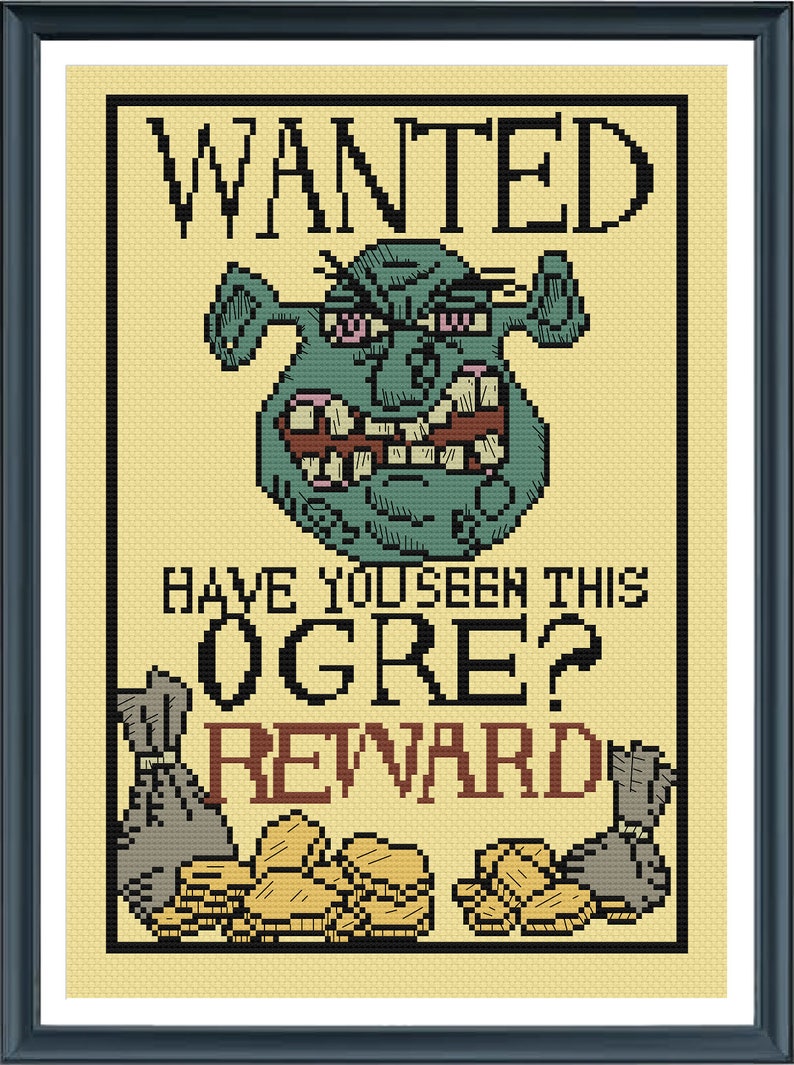 Shrek Wanted Poster image 1