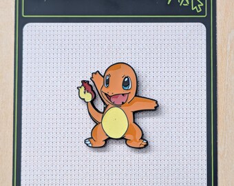 Charmander Pokémon Needle Minder | Cross Stitch & Embroidery Accessory