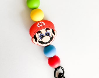 Mario lanyard / Mario cart lanyard / teacher lanyard / cute  lanyard / male teacher lanyard / character lanyard