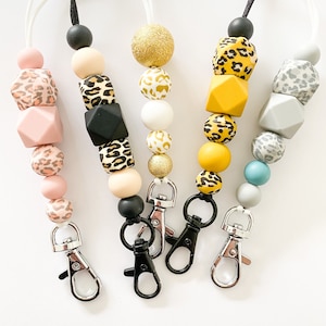Leopard print lanyard / leopard lanyard / lanyard / teacher lanyard / leopard