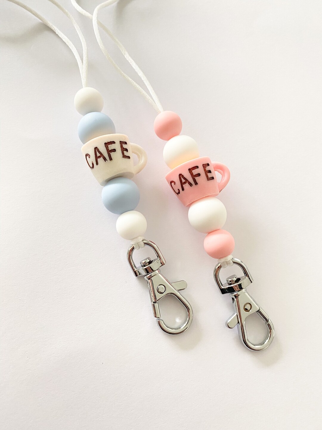 Coffee Lanyard / Coffee Cup Lanyard / Coffee Keychain / Etsy