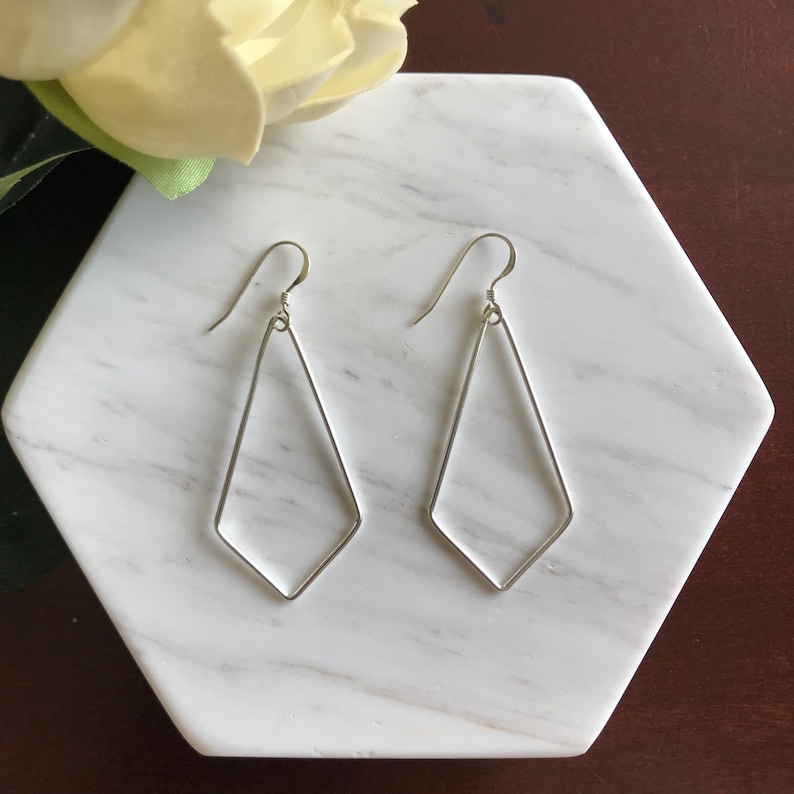 Kite Earrings Gold Earrings Dangle Kite Jewelry Silver Etsy