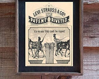 Levi Strauss - Wooden Sign