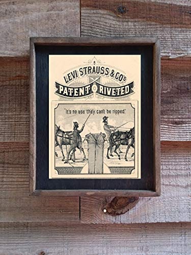置物 VINTAGE Levi's STORE WOOD DISPLAY SIGN Levi Strauss - Wooden Sign - Etsy