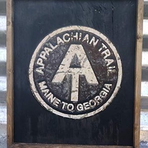 Appalachian Trail - Wooden Sign