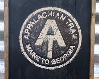 Appalachian Trail - Wooden Sign