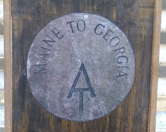 Appalachian Trail - Wooden Sign