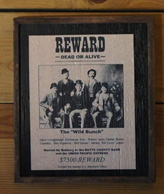 The Wild Bunch Wanted Poster