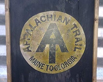 Appalachian Trail Circle - Wooden Sign
