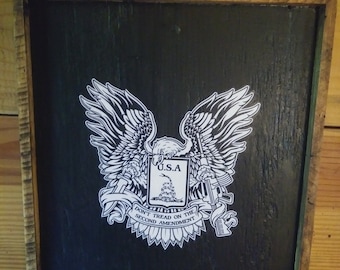 USA Don't Tread on The Second Amendment - Wooden Sign