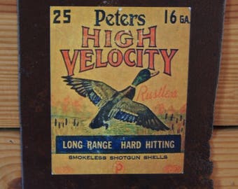 Peters Shotgun Shells Image - Old Tin Sign