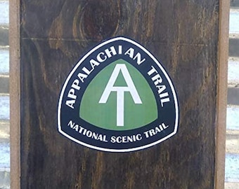 Appalachian Trail - Wooden Sign