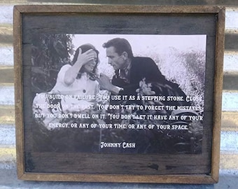 J.C. Life Quote With His Lady - Wooden Sign