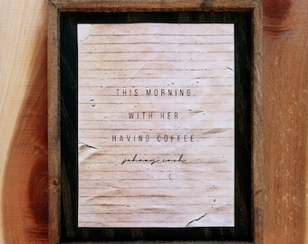J.C. Life Quote - Wooden Sign