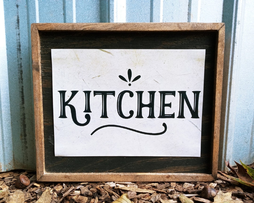 Kitchen Stock Sign Kitchen - Wooden Sign - Etsy