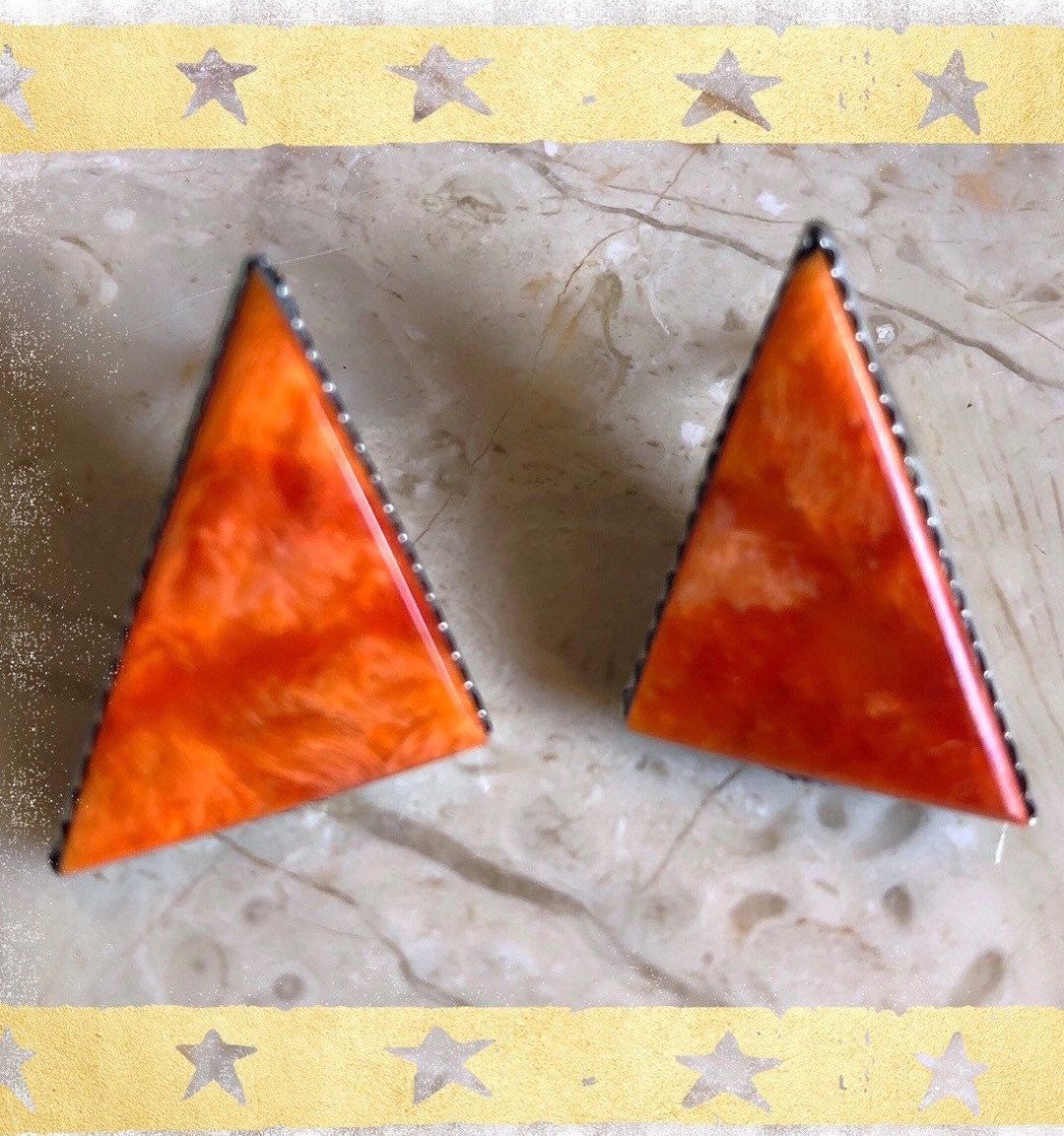 Triangular Muffin Native American Southwestern “stud Muffin” Native Triangular Sterling ...