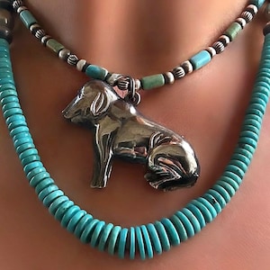 Sterling Silver Dog 3-D Pendant “Girl’s Best Friend”