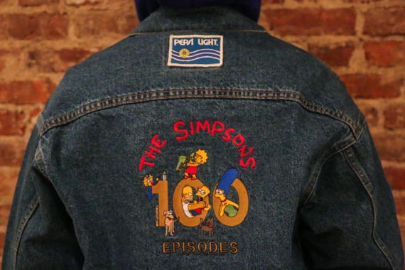 bart simpson denim jacket