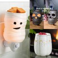 Halloween themed electric wax warmers w/ 1oz Wax Melts.(Choose scent). Medium sized warmer. Tart warmers, Wax melters, Halloween, Autumn.