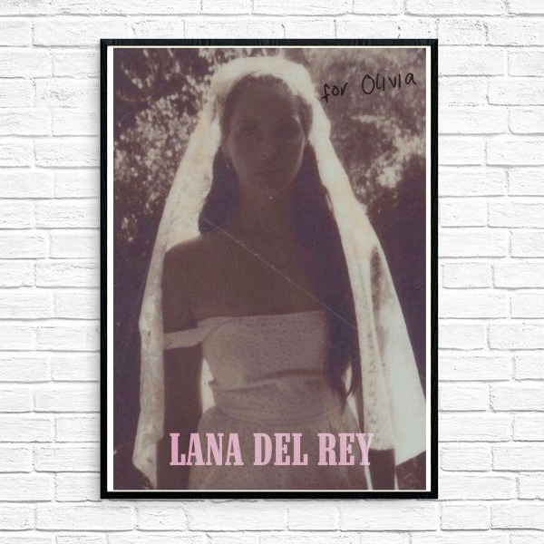 LANA DEL REY Poster *Custom Name*