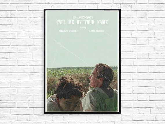 Call Me By Your Name 2017 By Luca Guadagnino Timothee Etsy