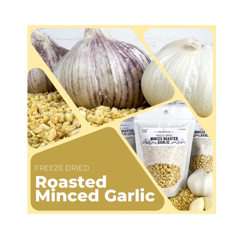 FREEZE DRIED Minced Roasted GARLIC Spice Seasonjng No Preservatives Etsy